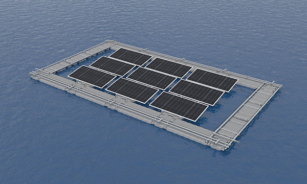 印尼国电PLN362KW水上光伏项目